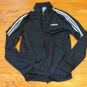 adidas Black Performance Track Top